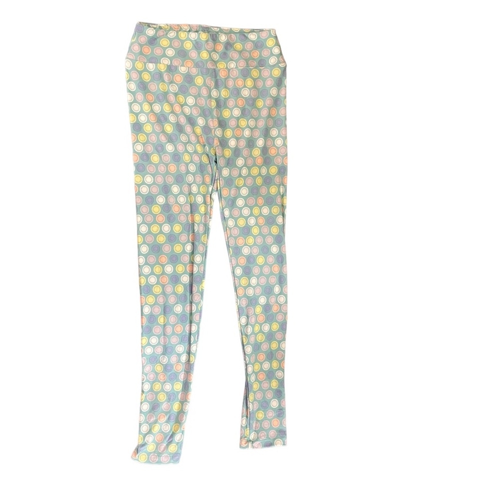 LuLaRoe polka dot leggings OS
